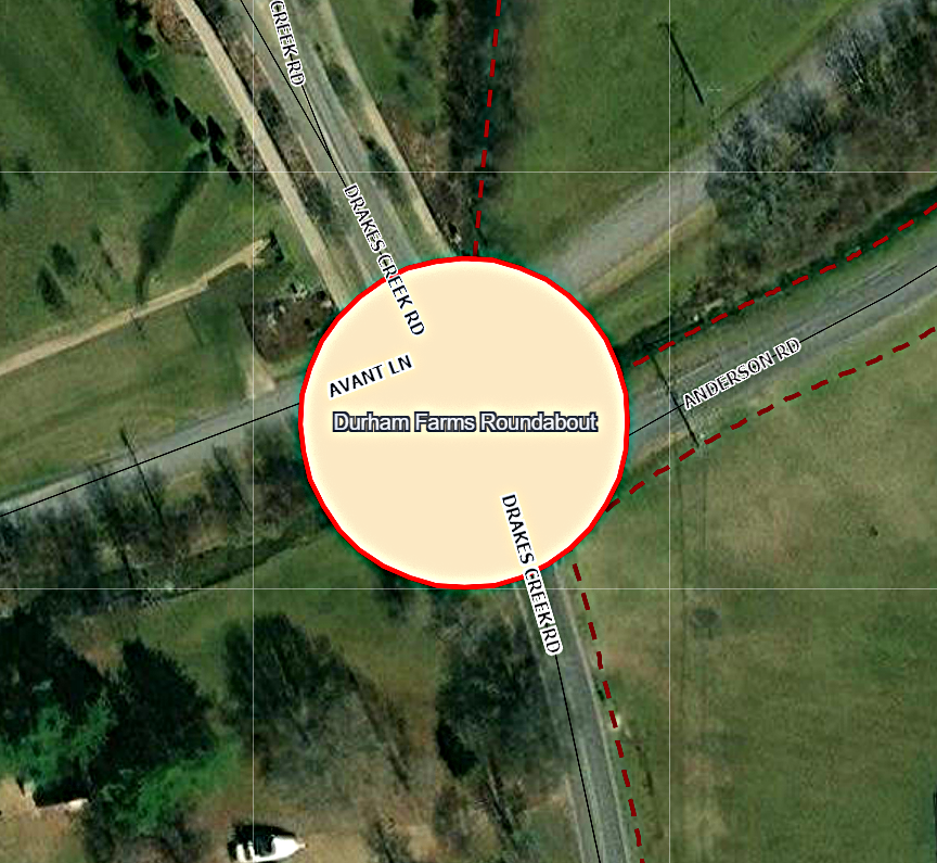 Funny how in this image, the roundabout is centered.